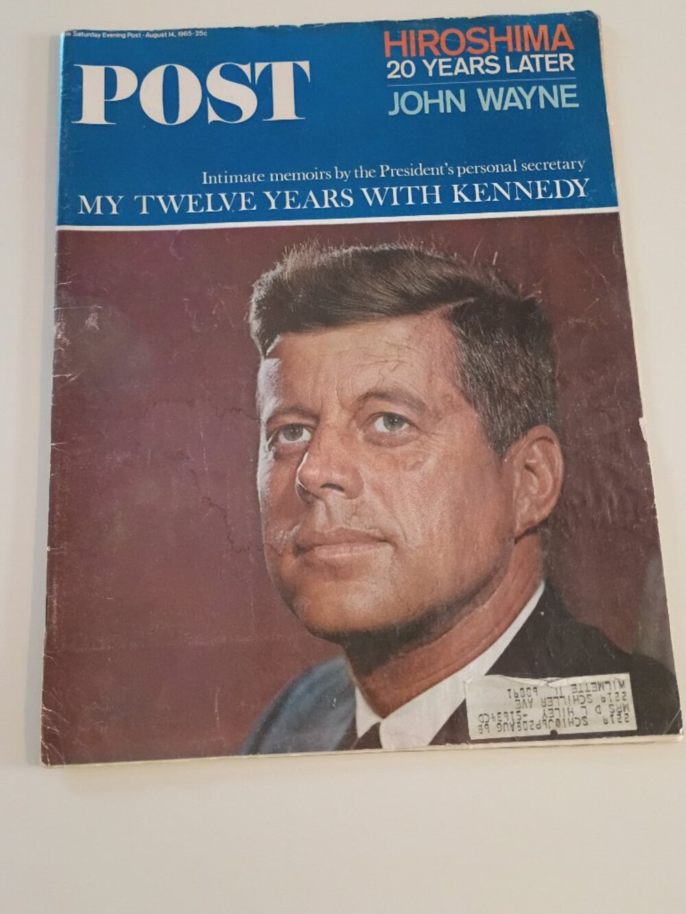 Life Magazine featuring A Thousand Days a memoir of Kennedy
